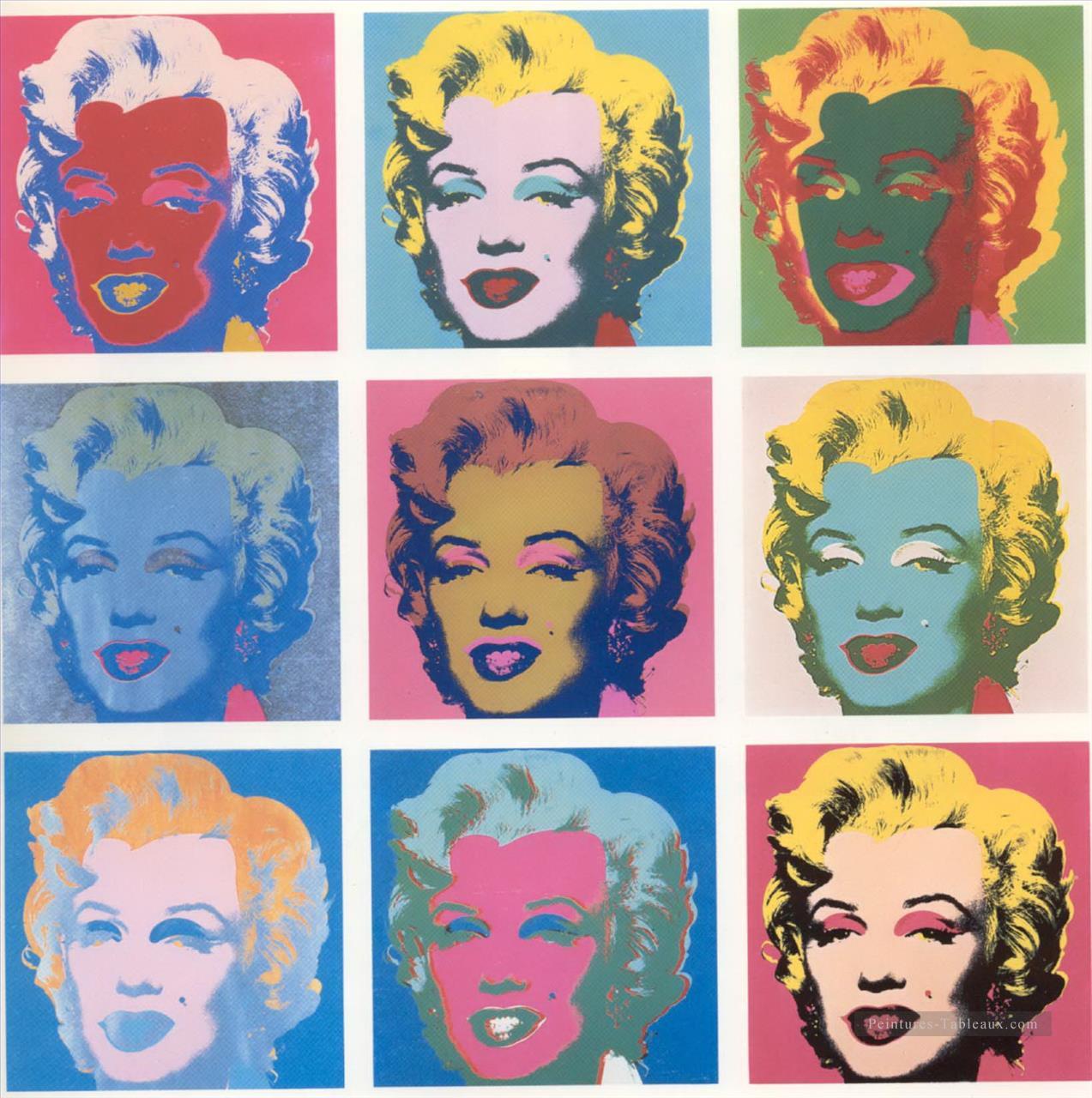 Marilyn Monroe List POP artistes Peintures à l'huile